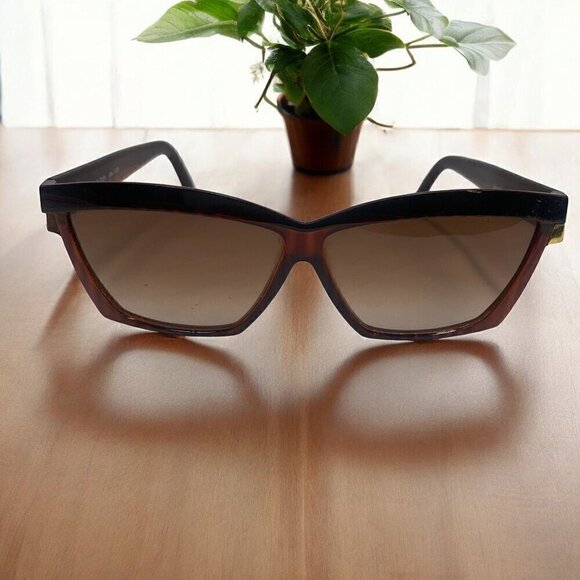Harve Benard Sunglasses 401 Brown Frames Brown Gradient Lenses Made in Italy main image 5